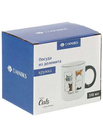 Кружка доломит, 310 мл, Cats, Daniks