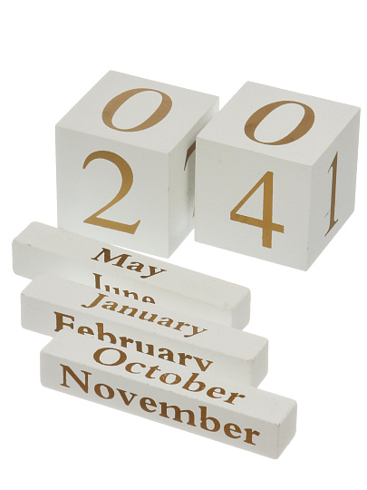 Часы настольные, 25х15х7.5 см, с календарем, Y4-6836