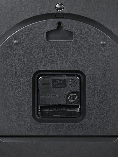 Часы настенные, 30 см, круглые, пластик, стекло, синие, Y6-6090