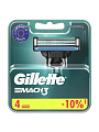 Сменные кассеты для бритв Gillette, Mach3, для мужчин, 4 шт