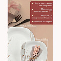 Сервиз столовый стеклокерамика, 15 предметов, на 4 персоны, Daniks, Орфей, W-15Q-130303/291901, белый - фото 14
