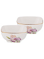 Салатник фарфор, квадратный, 2 шт, 8х4 см, Irises, Lefard, 590-345