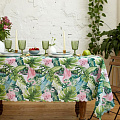 Скатерть «Доляна» Tropical garden 150*220 +/- 2 см, 100% п/э, 6981113