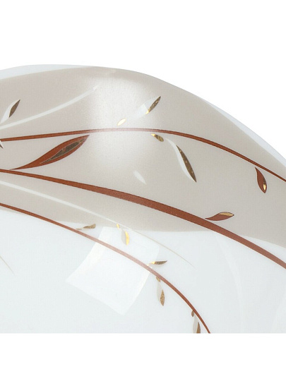 Салатник стеклокерамика, квадратный, 14х5 см, 0.4 л, Орфей, Daniks, FFW-65-130303/291903/NFW65T