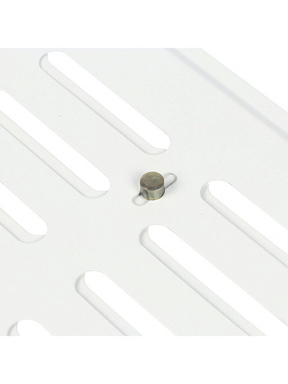 Решетка вентиляционная металл, регулируемая, 175х175 мм, белая, Event, 175х175ВРР