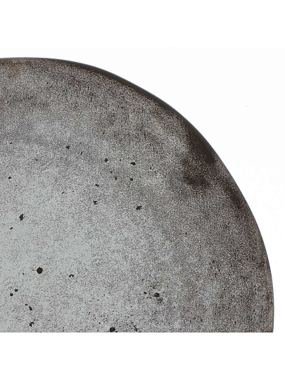 Тарелка десертная, керамика, 20 см, круглая, Stone Dark, Domenik, TDP575/DMD042