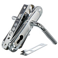 Замок врезной S-Locked, 162-40 мод. 247 SN/CP, 120623, ручка в комплекте, цилиндровый, универсальный, сатин/хром