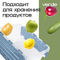 Контейнер для хранения, 18 л, 43.3х29.8х22.1 см, с крышкой, прозрачный, Verde, Leon, 36766 - фото 2