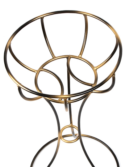 Цветник Соло 15, напольный, металл, диаметр корзины 30 см, 58 см