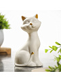 Фигурка декоративная керамика, Котик, 6х5х13 см, Y4-9103