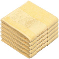 Полотенце банное 70х130 см, 100% хлопок, 460 г/м2, Сфарцосо, Cleanelly, желтое, 406, Россия, ПЦ-3501-2534 406