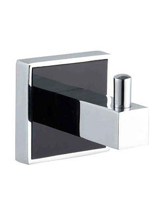 Крючок одинарный, Zenfort, Генезис, 102332, черный