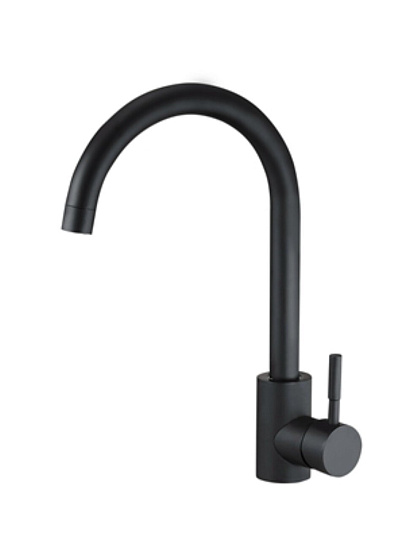 Смеситель для кухни, Solone, черный, EZA4-D090YB