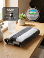 Полотенце банное 50х90 см, 100% хлопок, 450 г/м2, Полоска, Silvano, серое, Узбекистан - фото 5
