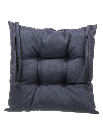 Сиденье мягкое 100% полиэстер, рогожка, 40х40 см, индиго, Волшебная ночь, Вид 1