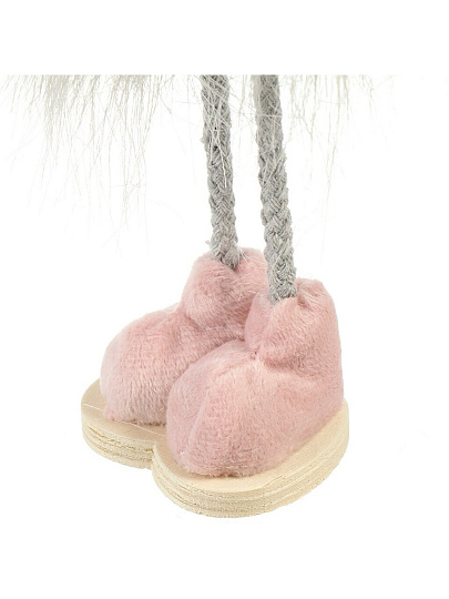 Фигурка декоративная Девочка, 28 см, серо-розовая, Y4-8431