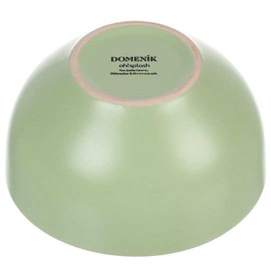 Салатник керамика, круглый, 14.5х7.5 см, OH!SPLASH, Domenik, DMD174, зеленый