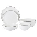 Сервиз столовый фарфор, 21 предмет, на 6 персон, Арктика, AL-121A-E11