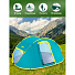 Палатка 4-местная, 240х210х100 см, 1 слой, 1 комн, с москитной сеткой, 2 вентиляционных окна, Bestway, 68087 BW - фото 13