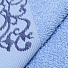 Полотенце банное 70х140 см, 100% хлопок, 420 г/м2, Медальон, Silvano, синее, Турция, D52-5261-70 - фото 3
