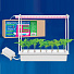 Светильник светодиодный для растений, 10 Вт, IP40, P44A, SPSB, белый, Uniel, Фито Aqua White, UL-00004496 - фото 2