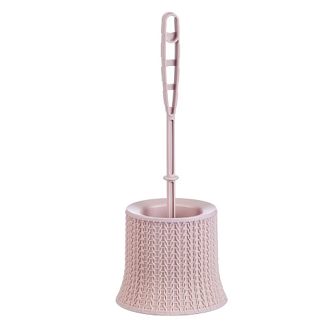 Ерш для туалета Idea, Вязание, напольный, полипропилен, чайная роза, М 5019