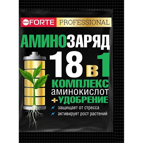 Удобрение Аминозаряд, 18 в 1, 10 г, Bona Forte