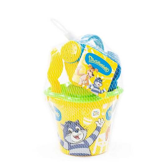 Игровой набор Полесье, Простоквашино №2, ведро, ситечко-цветок, совок, грабельки, лейка, 83289, в ассортименте