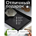 Поднос пластик, 30.2х22.2х2.3 см, прямоугольный, черный, Y6-10732 - фото 12