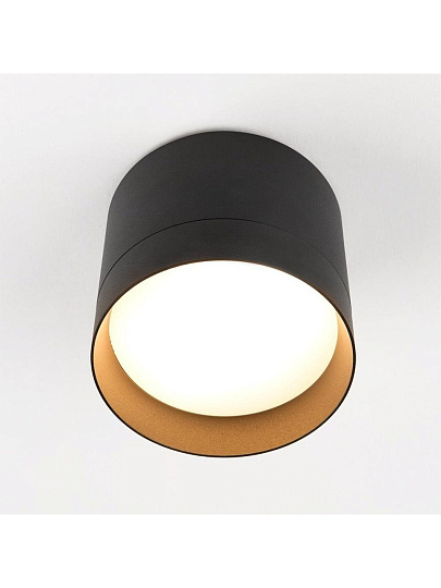 Светильник накладной General Lighting Systems, Башня, 50 Вт, GX53, на 1 лампочку, IP20, 8.2х8.2х7 см, Спот, черный, 661344