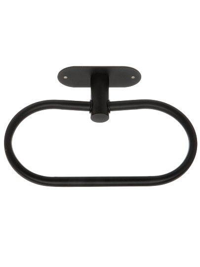 Держатель для полотенец, с кольцом, чер, Y4-9915