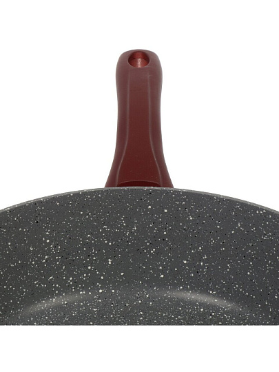 Сковорода литой алюминий, 26 см, антипригарное покрытие, Горница, Сomfort Брусника, индукция, ГКс261и