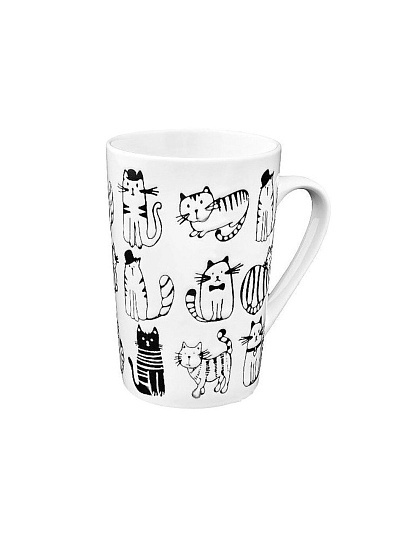 Кружка фарфор, 440 мл, Кошки и собаки/Cats&amp;Dogs, Atmosphere, AT-K1110, в ассортименте