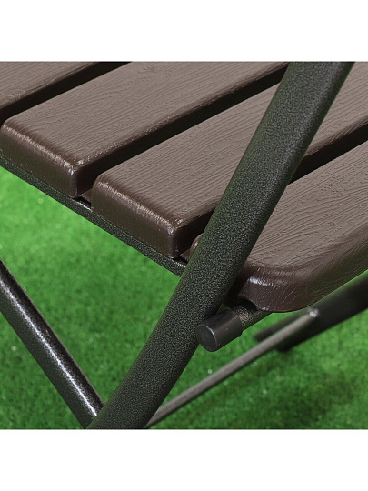 Стул садовый металл, пластик, Green Days, 82х56х46 см, 100 кг, к набору MZK-180+YC-043