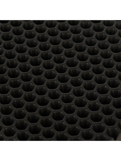 Коврик для сушки посуды, универсальный, 34х27 см, черный, ПУ34/27