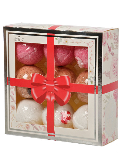 Набор бурлящих шаров для ванны Candy bath bar, La boite des bonbons, 9х40 г