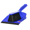 Набор для уборки совок с кромкой, щетка сметка, голубой, небесный, Svip, София, SV3028