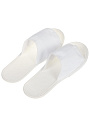 Тапки гостинные унисекс, белые, 38-42, закрытые, махровые, Оптима - фото 4