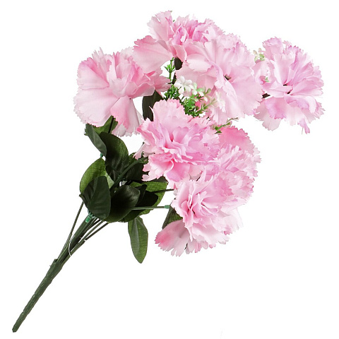 Цветок искусственный декоративный пасхальный, Гвоздика, 40 см, в ассортименте, FY071
