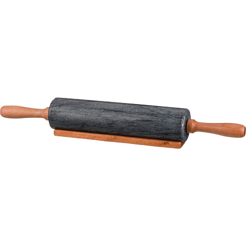 Скалка Agness мраморная с деревянными ручками длина=46 см. диаметр=6 см., 925-109