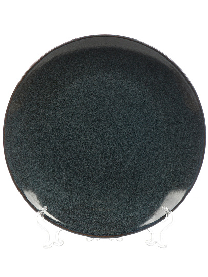 Тарелка обеденная, фарфор, 26 см, Индиго, Daniks, 15ТП26001