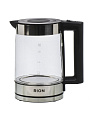 Чайник электрический Rion, CX-K320-18, 1.8 л, 1500 Вт, скрытый нагревательный элемент, стекло, пластик - фото 2