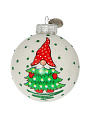 Елочный шар Веселый гном 3, 6.5 см, стекло, КУ-65-224174/3