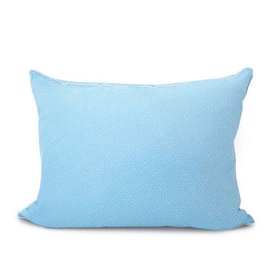 Подушка 50 х 68 см, пух 30%, перо 70%, Сити, чехол 100% хлопок, кант, средняя, Kariguz, СТ3