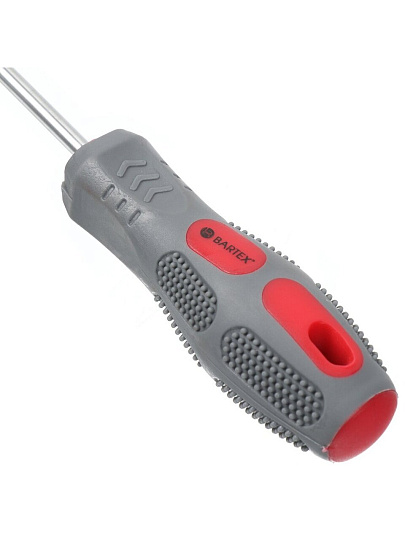 Отвертка плоская, Bartex, SL5, 5х150 мм, антискользящая двухкомпонентная, CrV сталь, K0029N