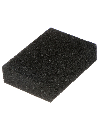 Шлифовальная губка зернистость P60, 100 х 70 х 25 мм, средняя жесткость, Bartex