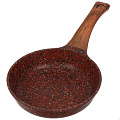 Сковорода алюминий, 20 см, антипригарное покрытие, Гурман, Granite Red, красная, ручка под дерево, ГМ2001 ГР - фото 4