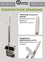Набор для уборки 87х27.5 см, совок для мусора, щетка, серый, Марья Искусница, A260063 - фото 5