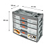 Ящик-органайзер для инструментов и метизов, 31х15х26.2 см, пластик, Blocker, Expert, пластиковый замок, 4 секции, BR3789 - фото 5