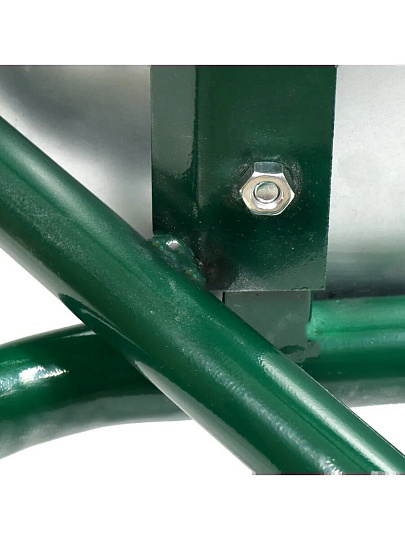 Тачка строительная двухколесная, сталь, 250 кг, 110 л, 0.8 мм, втулка D20 мм, без колес, Скорпион